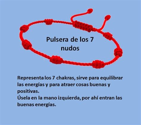 pulsera siete nudos significado|La historia de la pulsera de los 7 nudos significado y。